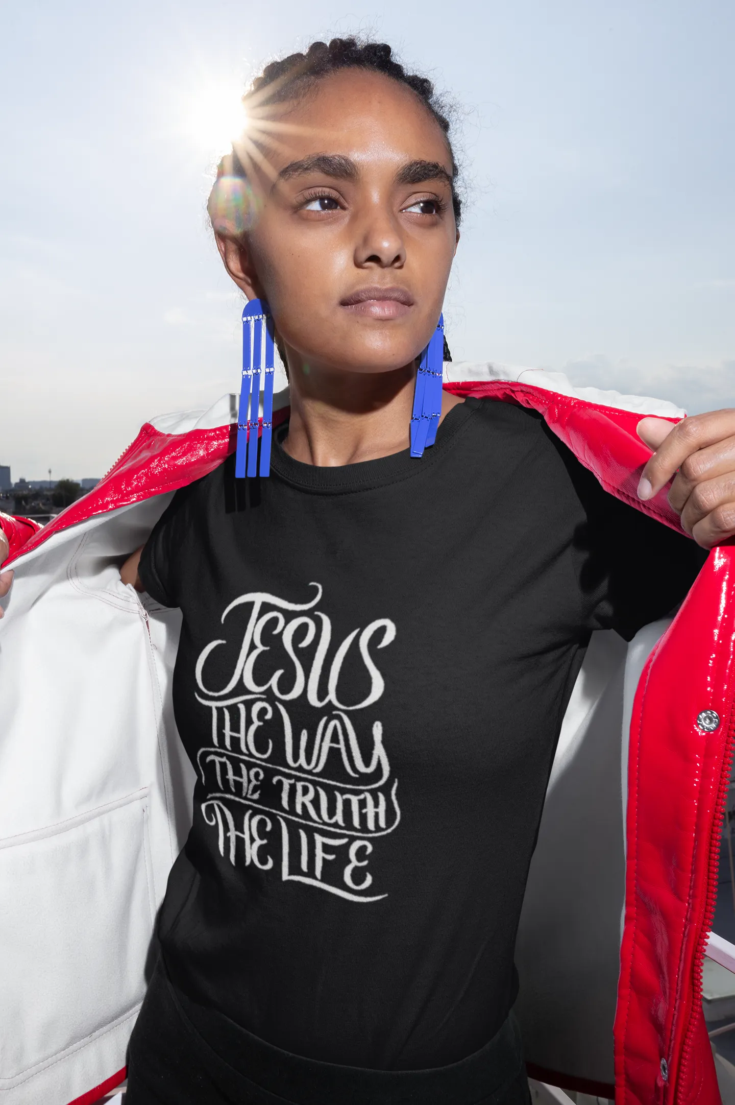 Jesus The Way The Truth The Life T-Shirt sold by T-Shirt Addicts product image thumbnail 2