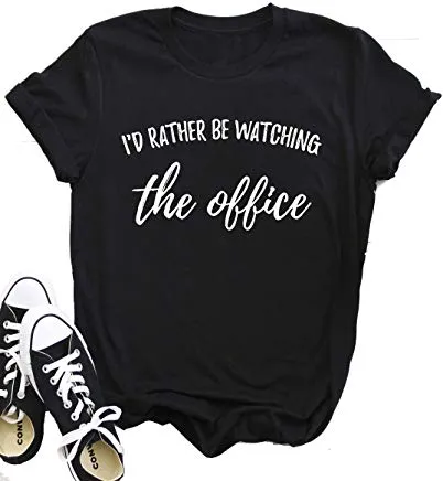 I'd Rather Be Watching The Office (The Office TV Show) T-Shirt* sold by T-Shirt Addicts
