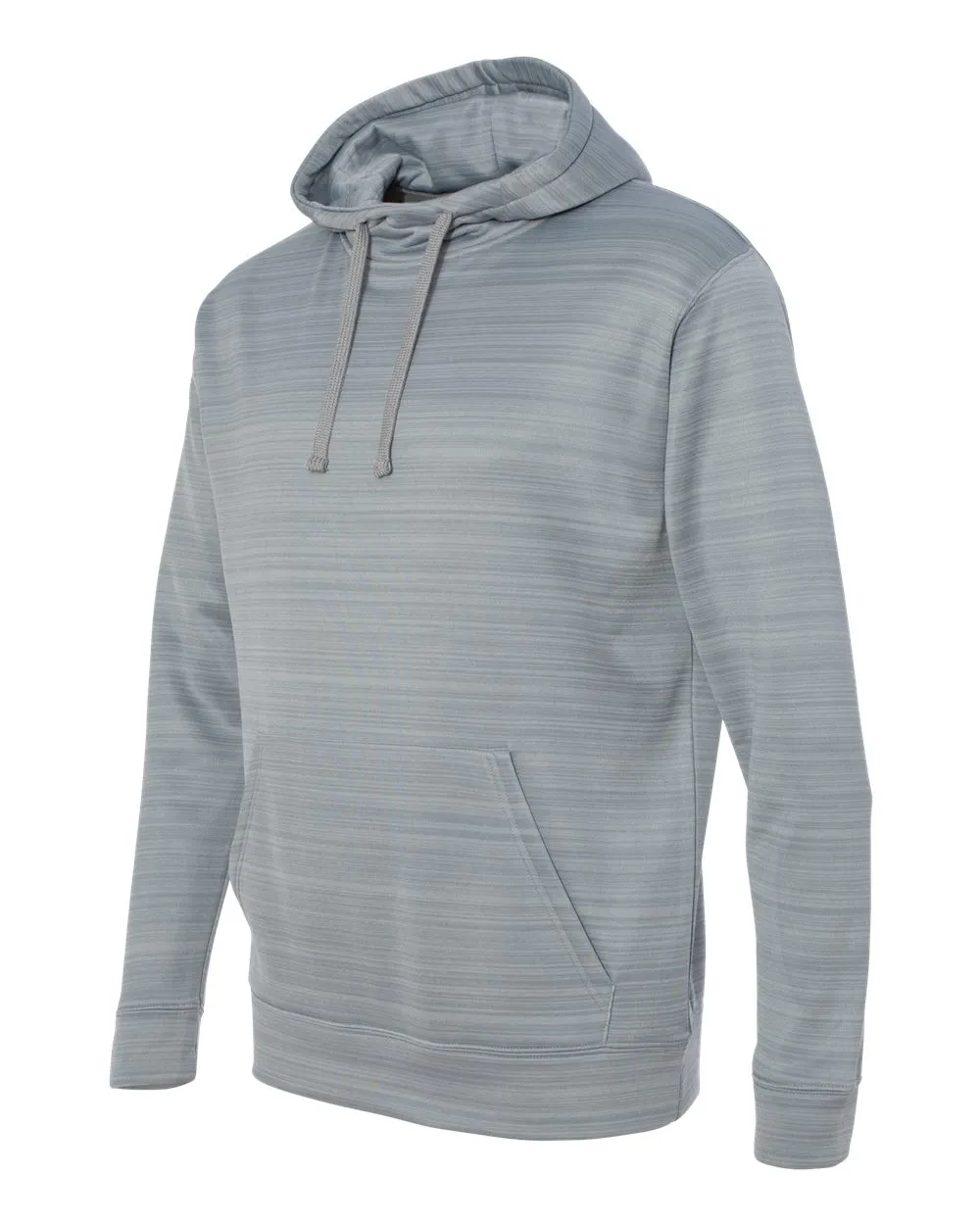 J. America - Odyssey Striped Performance Fleece Hooded Sweatshirt* sold by T-Shirt Addicts product image thumbnail 4