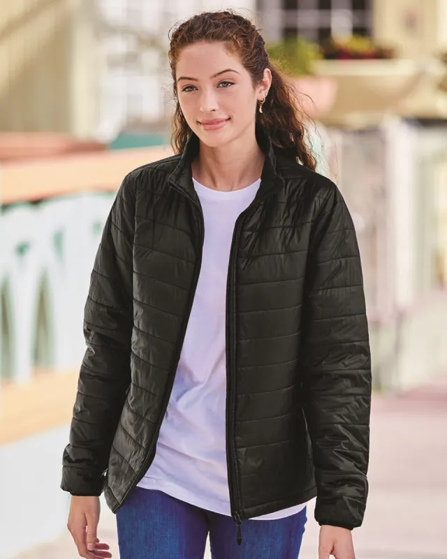 Independent Trading Co. - Women's Puffer Jacket* sold by T-Shirt Addicts