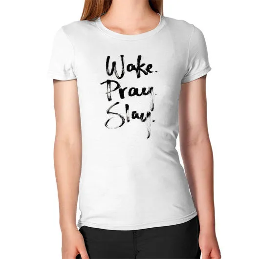 Wake Pray Slay T-Shirt sold by T-Shirt Addicts product image thumbnail 2