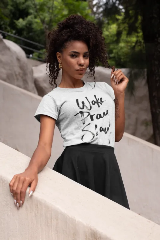 Wake Pray Slay T-Shirt sold by T-Shirt Addicts