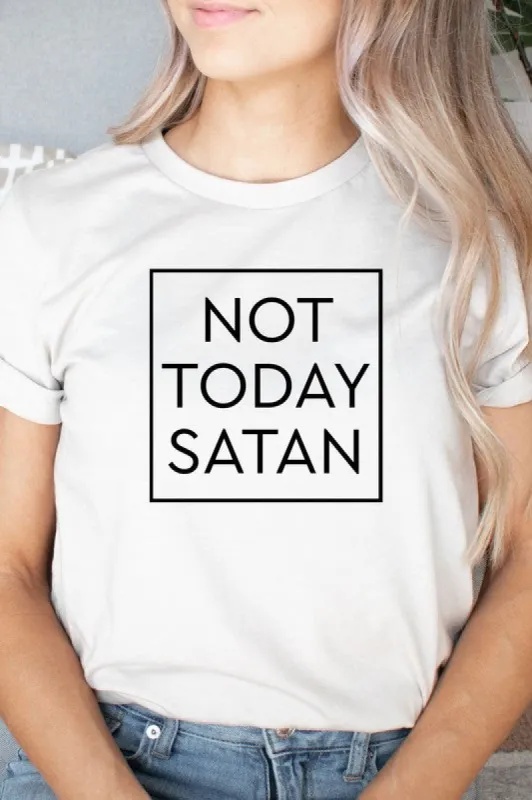 Not Today Satan Box T-Shirt* sold by T-Shirt Addicts