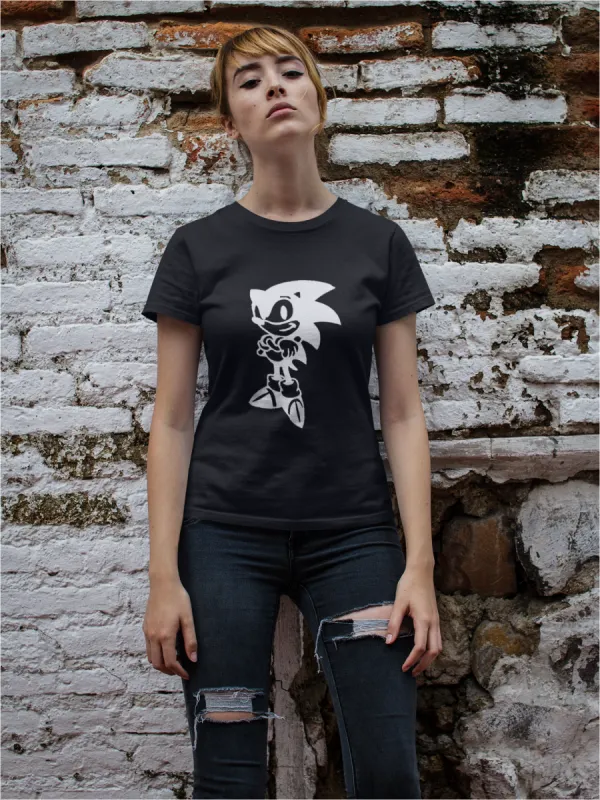 Sonic Silhouette T-Shirt sold by T-Shirt Addicts