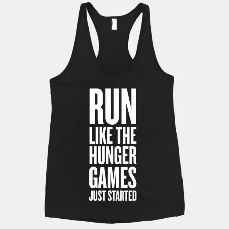 Run Like The Hunger Games Just Started Tank Top sold by T-Shirt Addicts