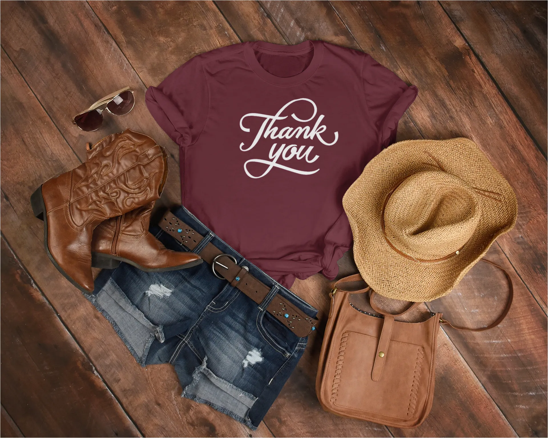 Thank You T-Shirt sold by T-Shirt Addicts product image thumbnail 2