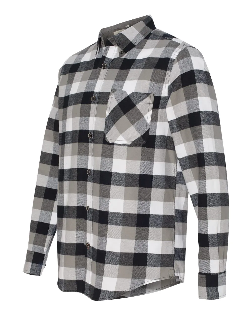 Weatherproof - Vintage Brushed Flannel Long Sleeve Shirt sold by T-Shirt Addicts product image thumbnail 2