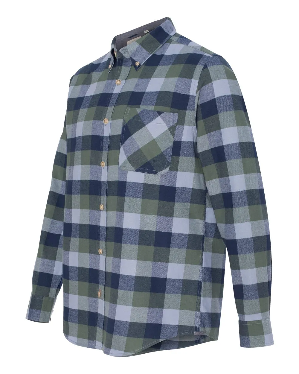 Weatherproof - Vintage Brushed Flannel Long Sleeve Shirt sold by T-Shirt Addicts product image thumbnail 3