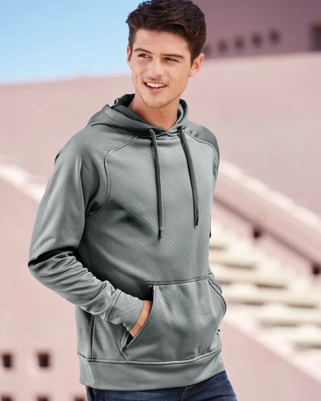 J. America - Volt Polyester Hooded Sweatshirt* sold by T-Shirt Addicts