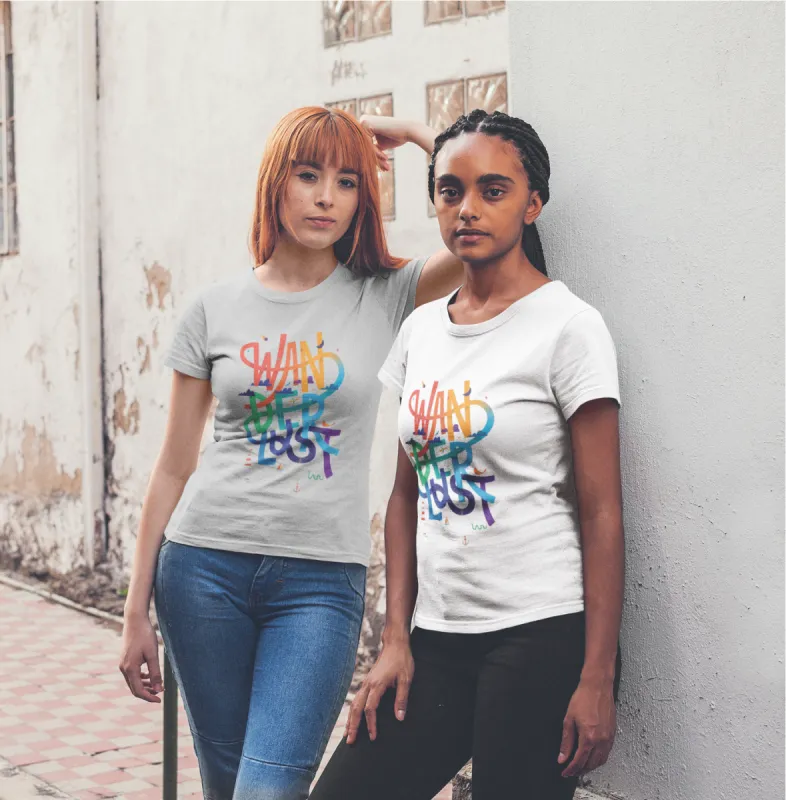 Full Color Wanderlust Design T-Shirt sold by T-Shirt Addicts