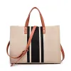 Canvas Stripe Tote sold by T-Shirt Addicts