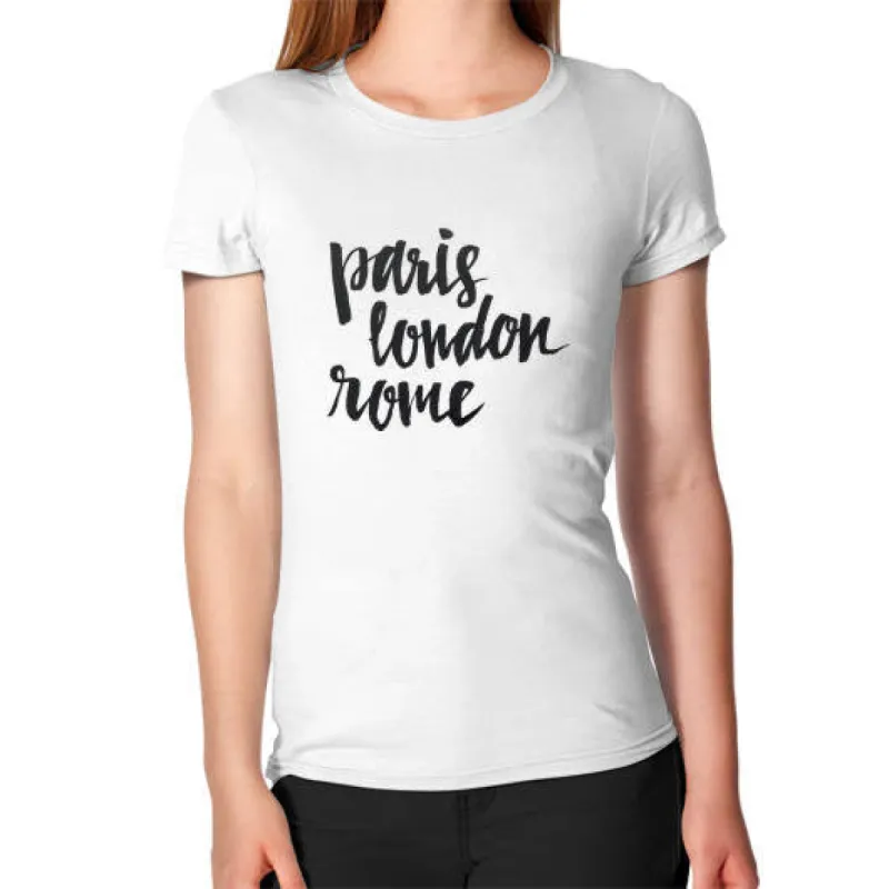 Paris London Rome Trendy Fashion T-Shirt sold by T-Shirt Addicts
