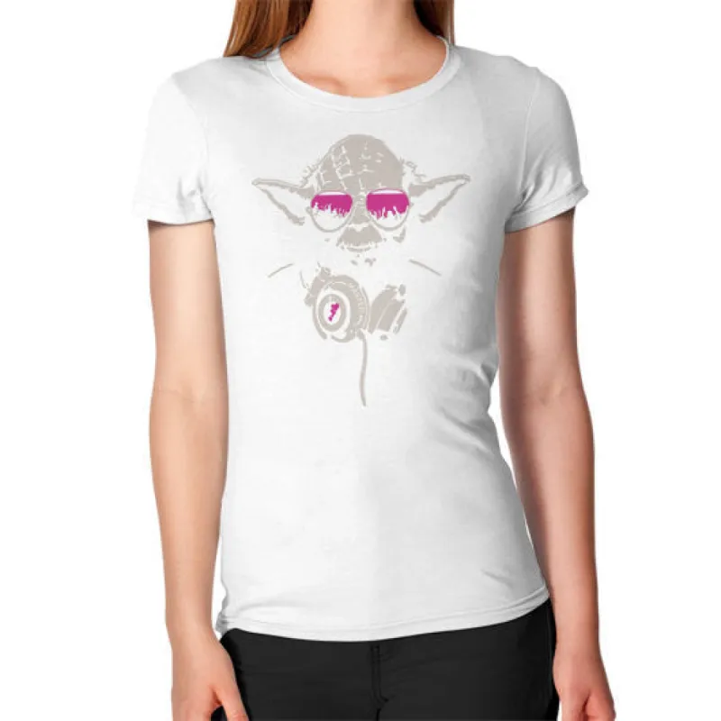 Yoda Jedi Master Headphone T-Shirt sold by T-Shirt Addicts