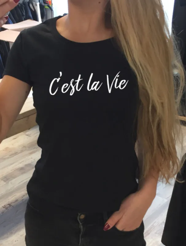 C'est La Vie T-Shirt* sold by T-Shirt Addicts
