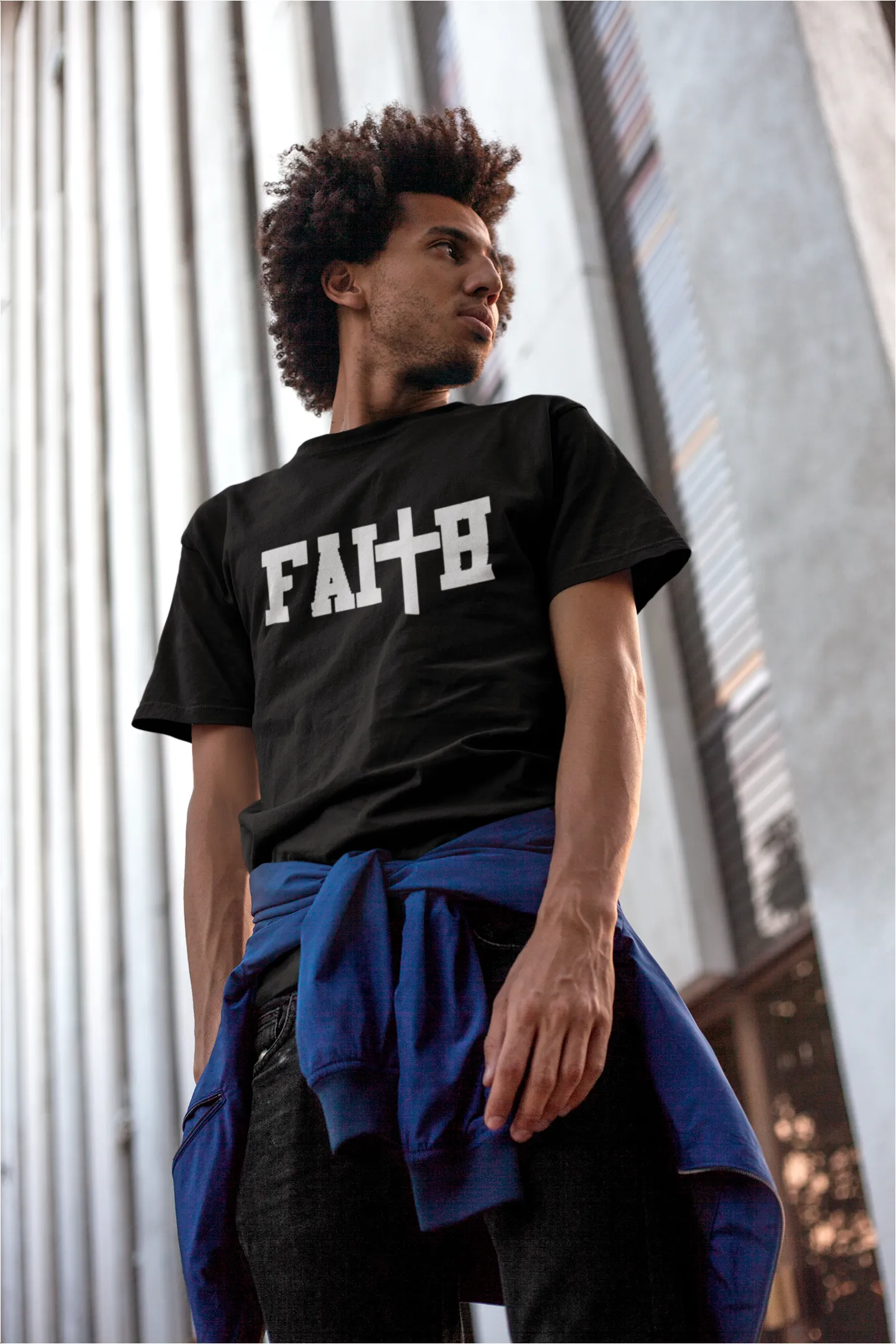 Faith T-Shirt sold by T-Shirt Addicts product image thumbnail 2