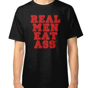 Real Men Eat A** T-Shirt sold by T-Shirt Addicts product image thumbnail 2
