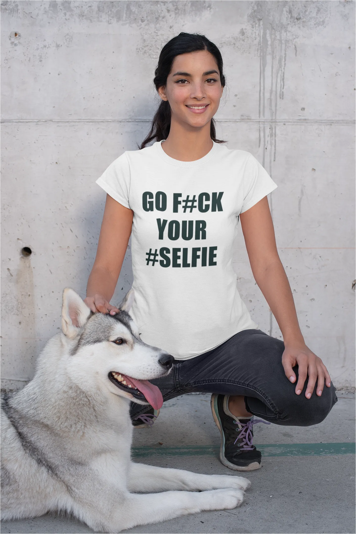 Go F#ck Your #Selfie T-Shirt sold by T-Shirt Addicts product image thumbnail 2