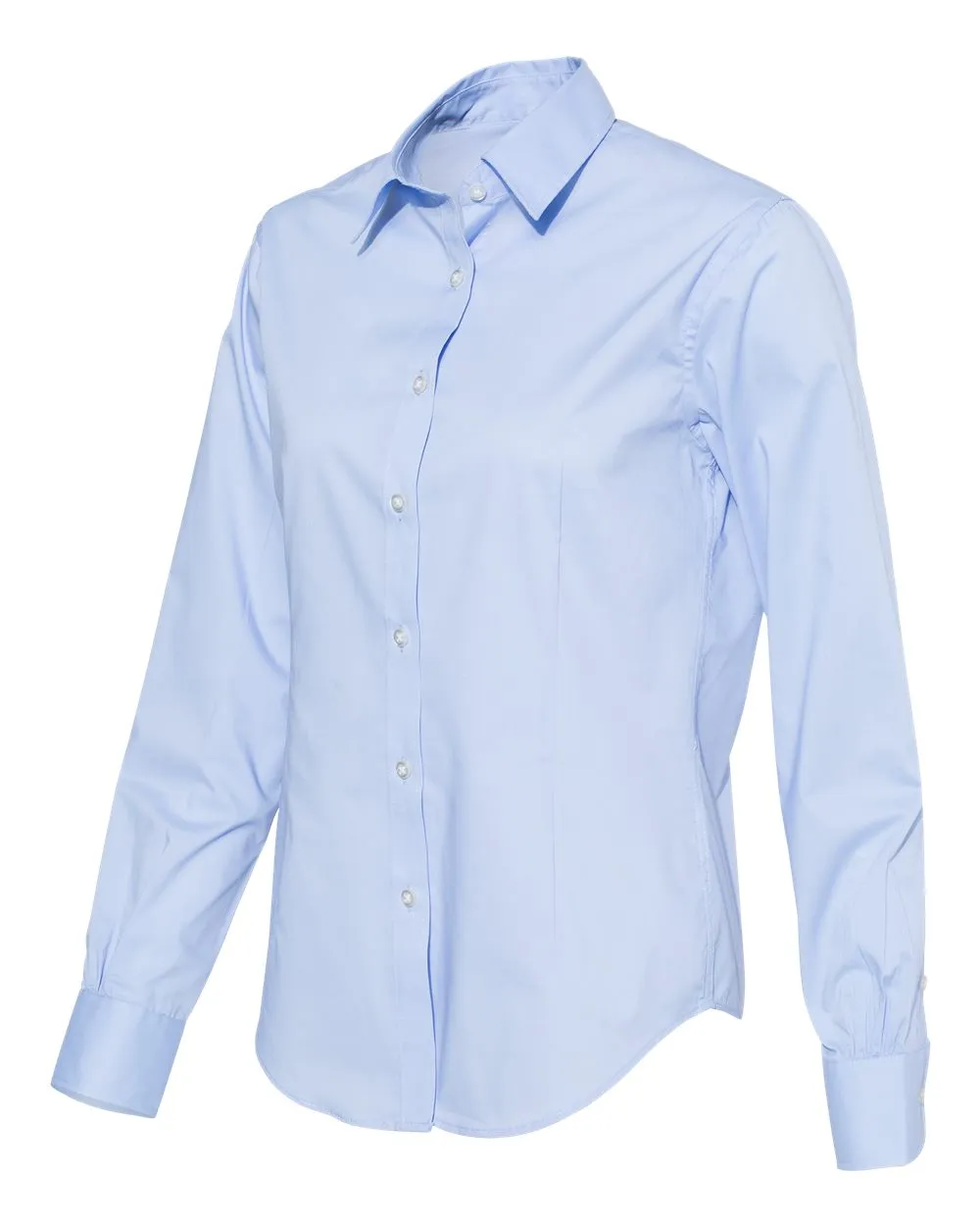 Van Heusen - Women's Cotton/Poly Solid Point Collar Shirt sold by T-Shirt Addicts product image thumbnail 3