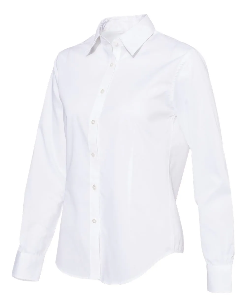 Van Heusen - Women's Cotton/Poly Solid Point Collar Shirt sold by T-Shirt Addicts product image thumbnail 5