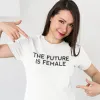 The Future Is Female T-Shirt* sold by T-Shirt Addicts