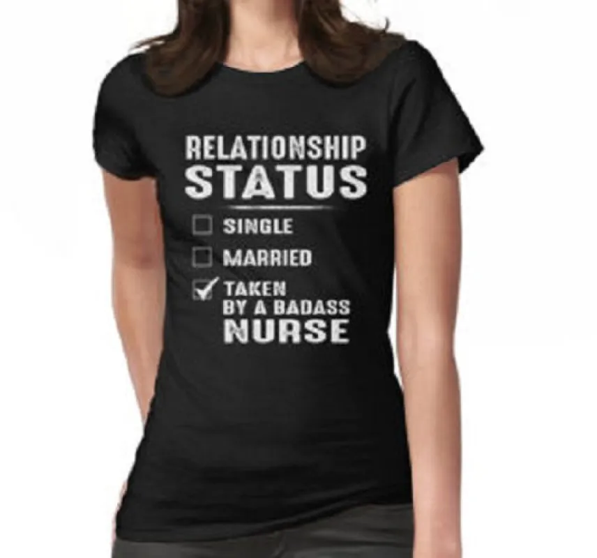 Relationship Status "Nurse" T-Shirt sold by T-Shirt Addicts