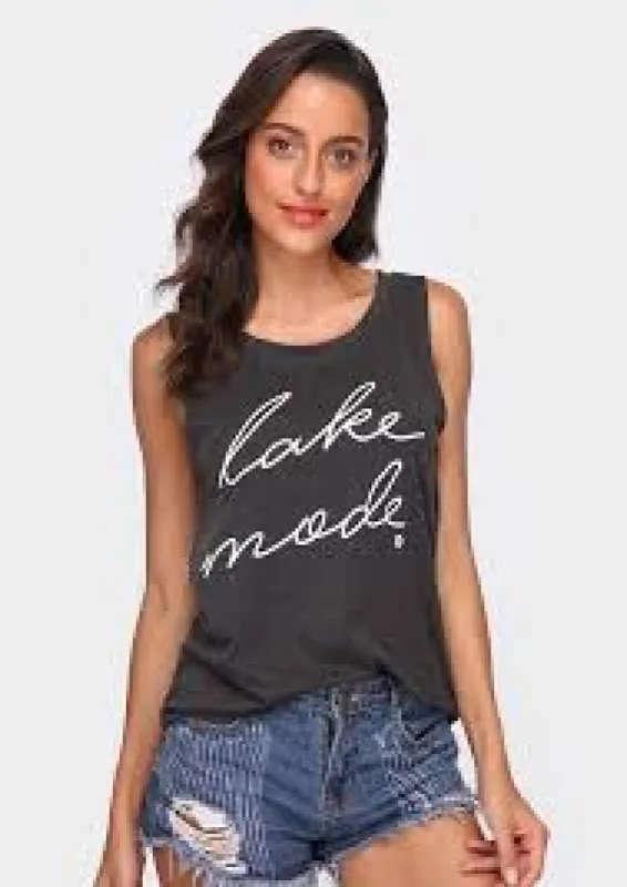 Lake Mode Muscle Tank Top sold by T-Shirt Addicts