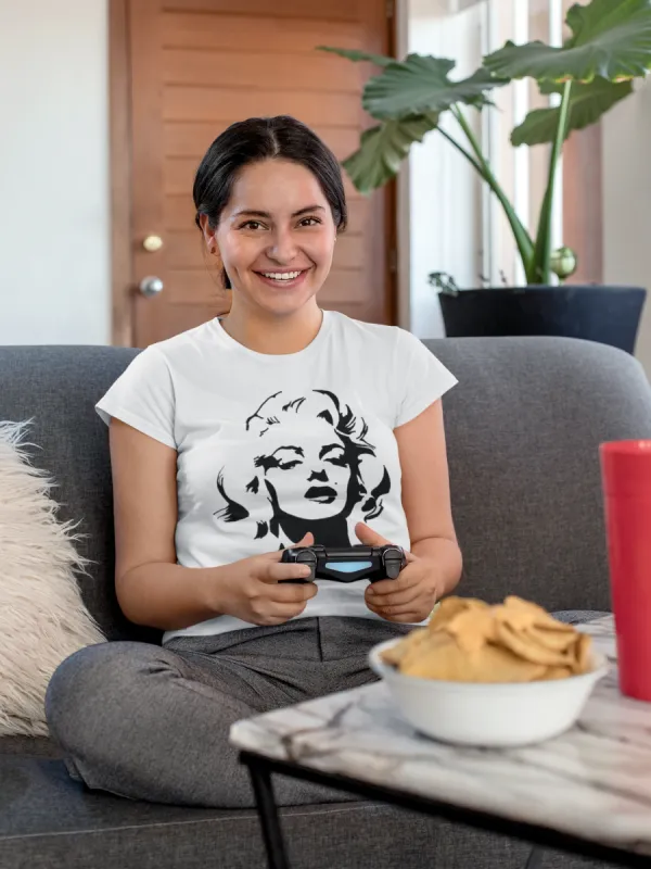 Marilyn Monroe Head Shoot T-Shirt sold by T-Shirt Addicts