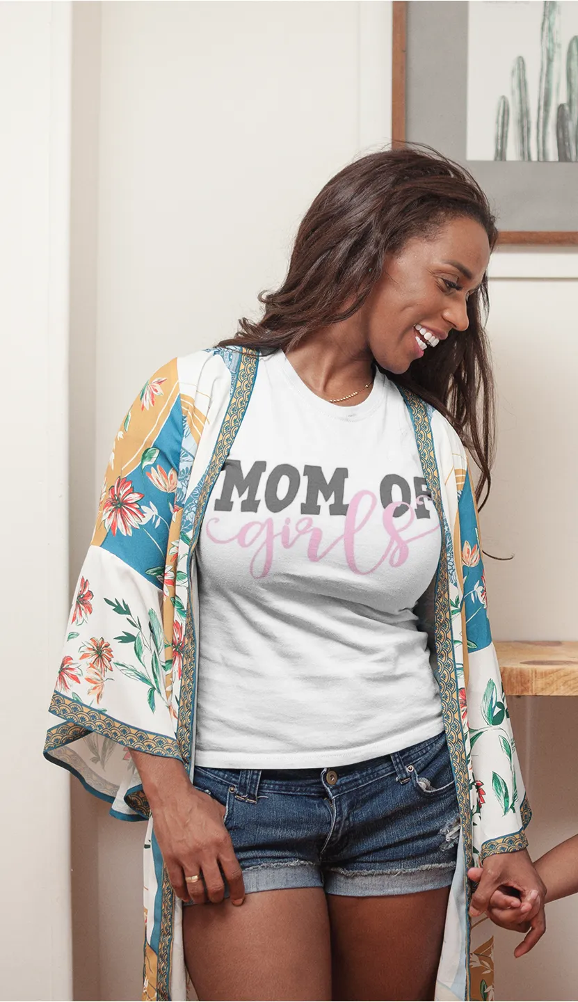 Mom of Girls T-Shirt* sold by T-Shirt Addicts