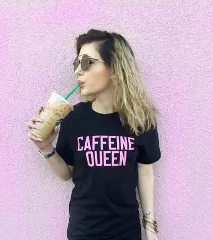 Caffeine Queen T-Shirt* sold by T-Shirt Addicts