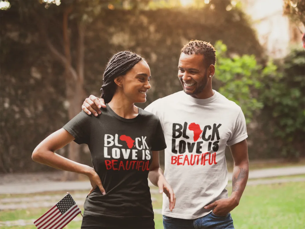 Black Love is Beautiful T-Shirt* sold by T-Shirt Addicts