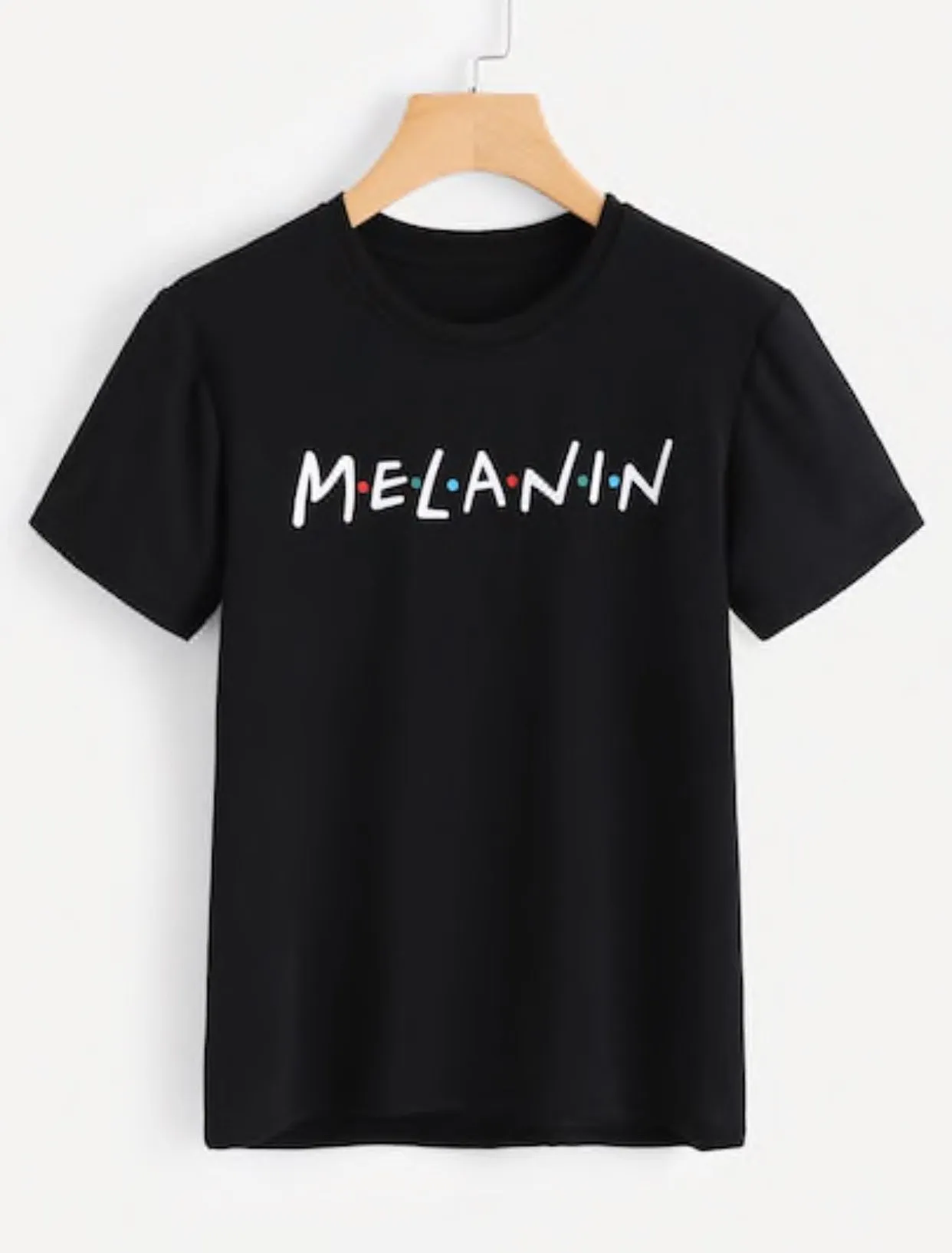Melanin (Friends Font) T-Shirt* sold by T-Shirt Addicts product image thumbnail 3