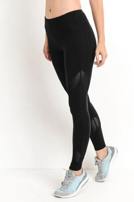 Criss-Cross Mesh Full Leggings* sold by T-Shirt Addicts product image thumbnail 5