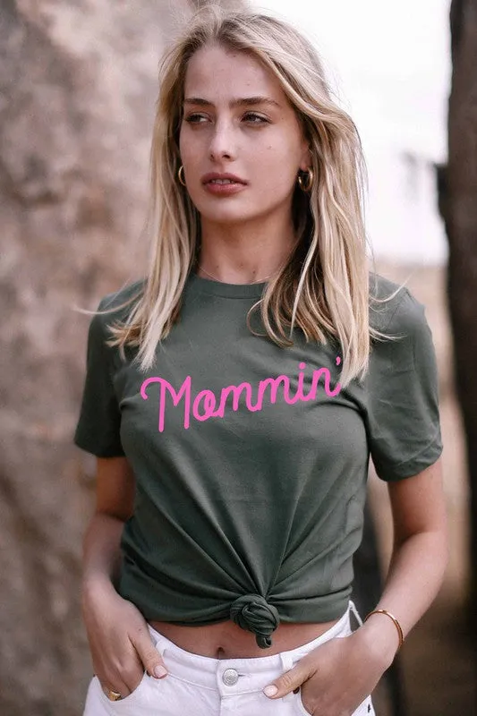 Mommin' T-Shirt sold by T-Shirt Addicts product image thumbnail 5