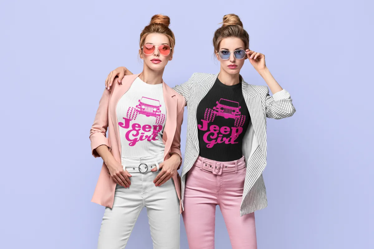 Jeep Girl T-Shirt* sold by T-Shirt Addicts