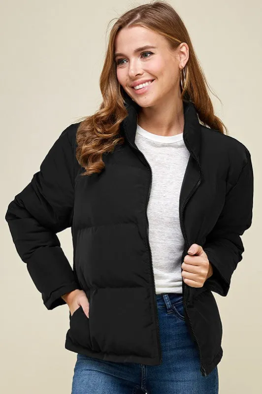 Long Sleeve Puffer Jacket sold by T-Shirt Addicts