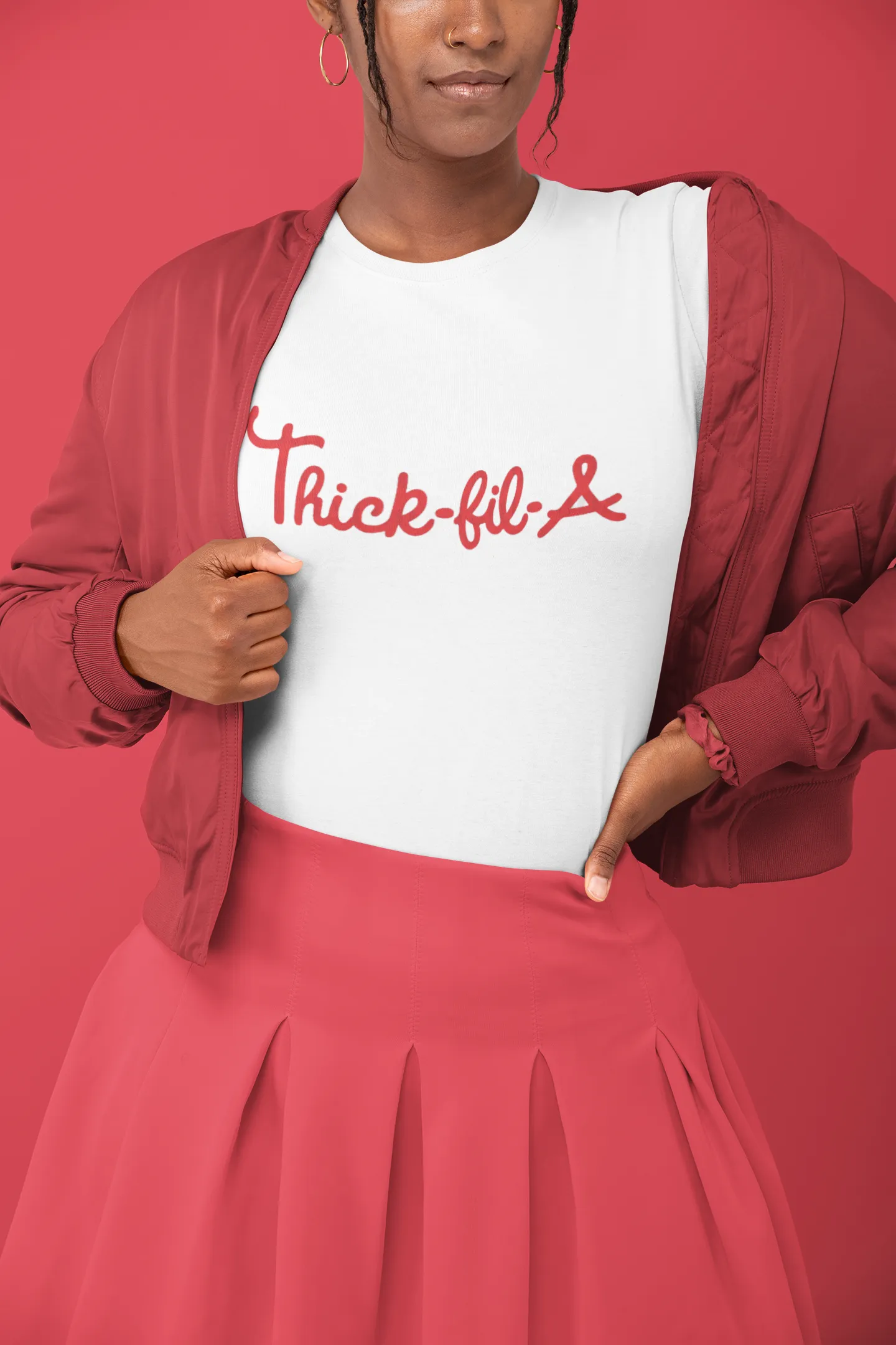 Thick-fil-A T-Shirt sold by T-Shirt Addicts