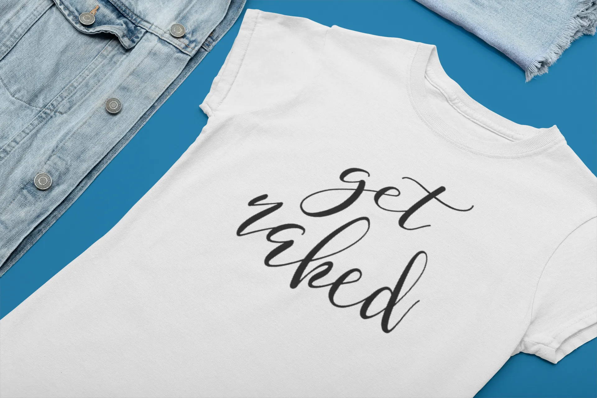 Get Naked T-Shirt sold by T-Shirt Addicts product image thumbnail 2