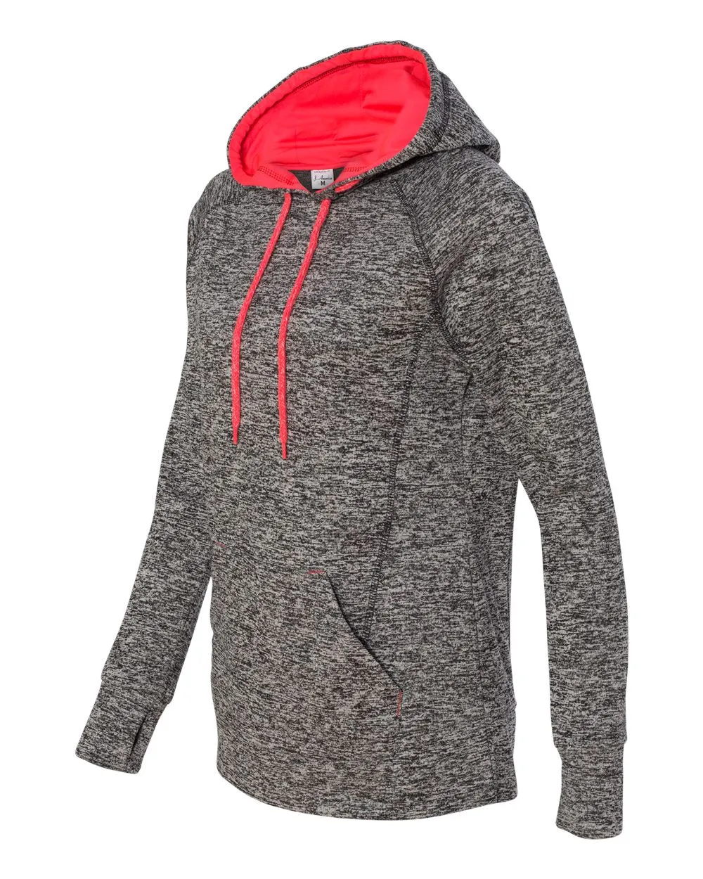 J. America Women’s Cosmic Fleece Hooded Sweatshirt* sold by T-Shirt Addicts product image thumbnail 2