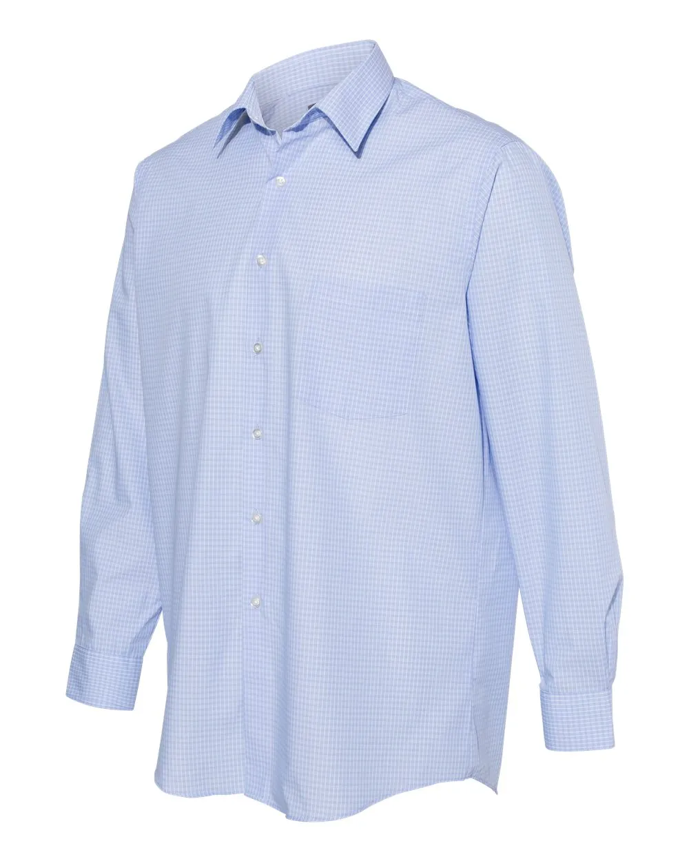 Van Heusen - Broadcloth Point Collar Check Shirt sold by T-Shirt Addicts product image thumbnail 4