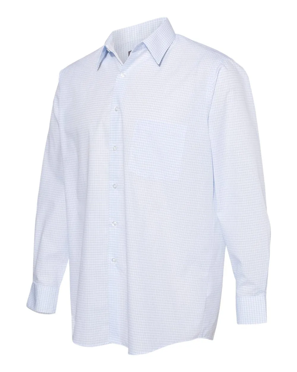 Van Heusen - Broadcloth Point Collar Check Shirt sold by T-Shirt Addicts product image thumbnail 5