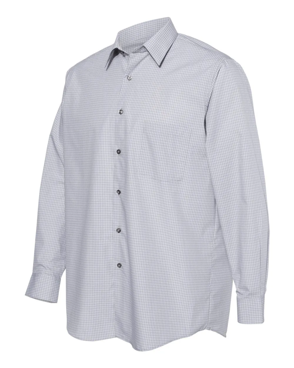 Van Heusen - Broadcloth Point Collar Check Shirt sold by T-Shirt Addicts product image thumbnail 3