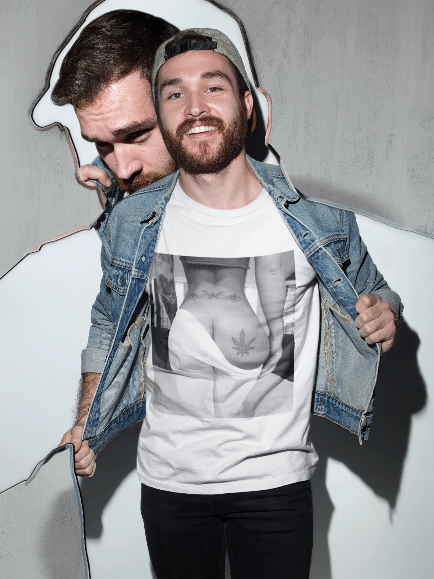 420 Leaf Tattoo T-Shirt* sold by T-Shirt Addicts product image thumbnail 3