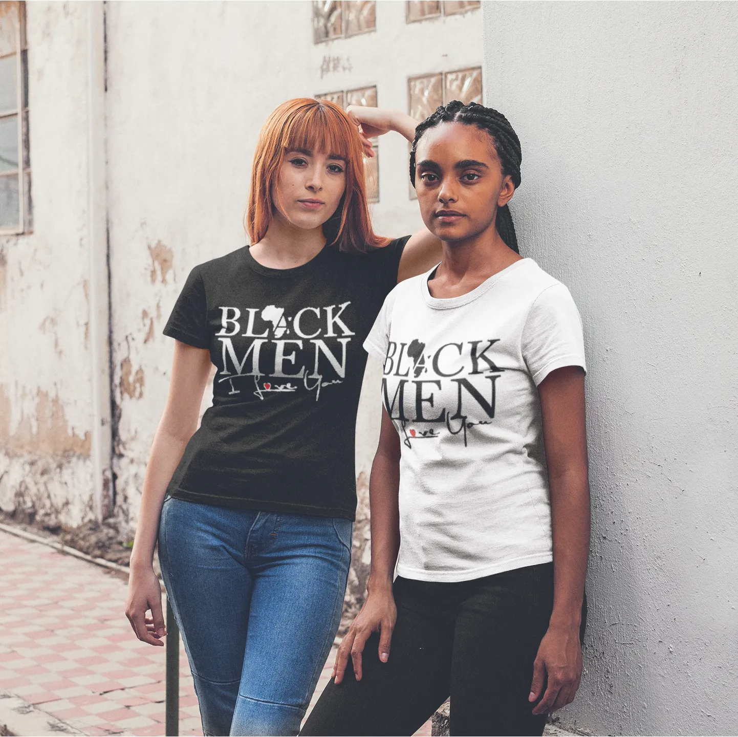 Black Men "I Love You" T-Shirt* sold by T-Shirt Addicts