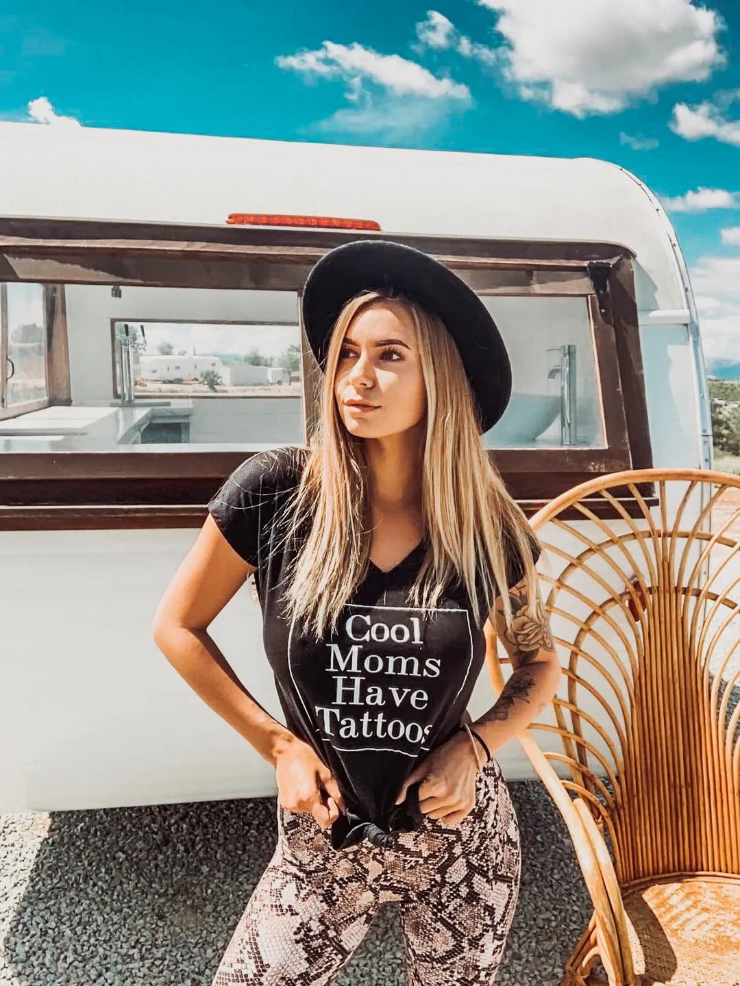 Cool Moms Have Tattoos T-Shirt* sold by T-Shirt Addicts