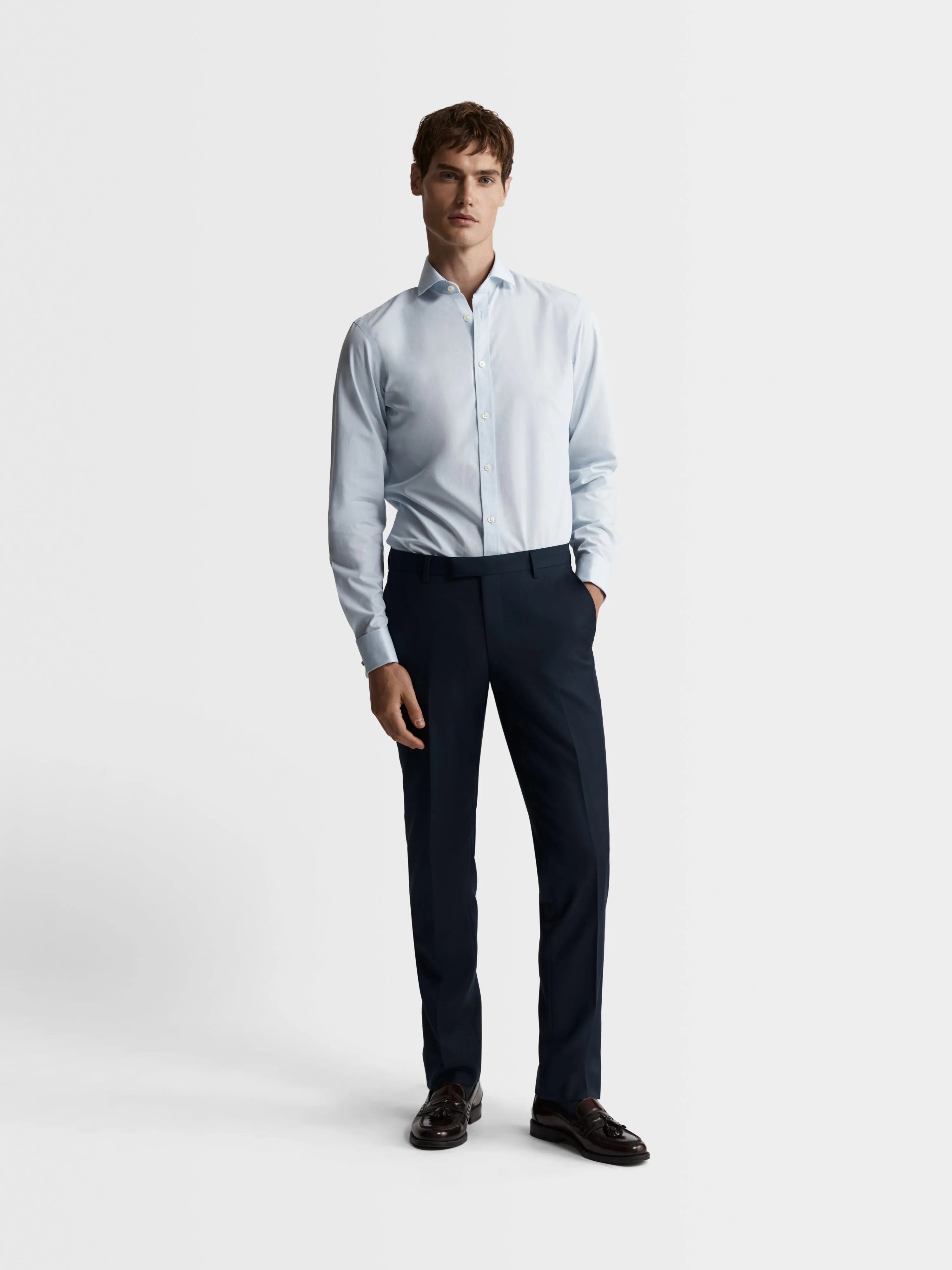 The Non-Iron Plain Weave Shirt sold by T.M.Lewin product image thumbnail 5