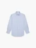 Non-Iron Light Blue Twill Slim Fit Single Cuff Cutaway Collar Shirt sold by T.M.Lewin