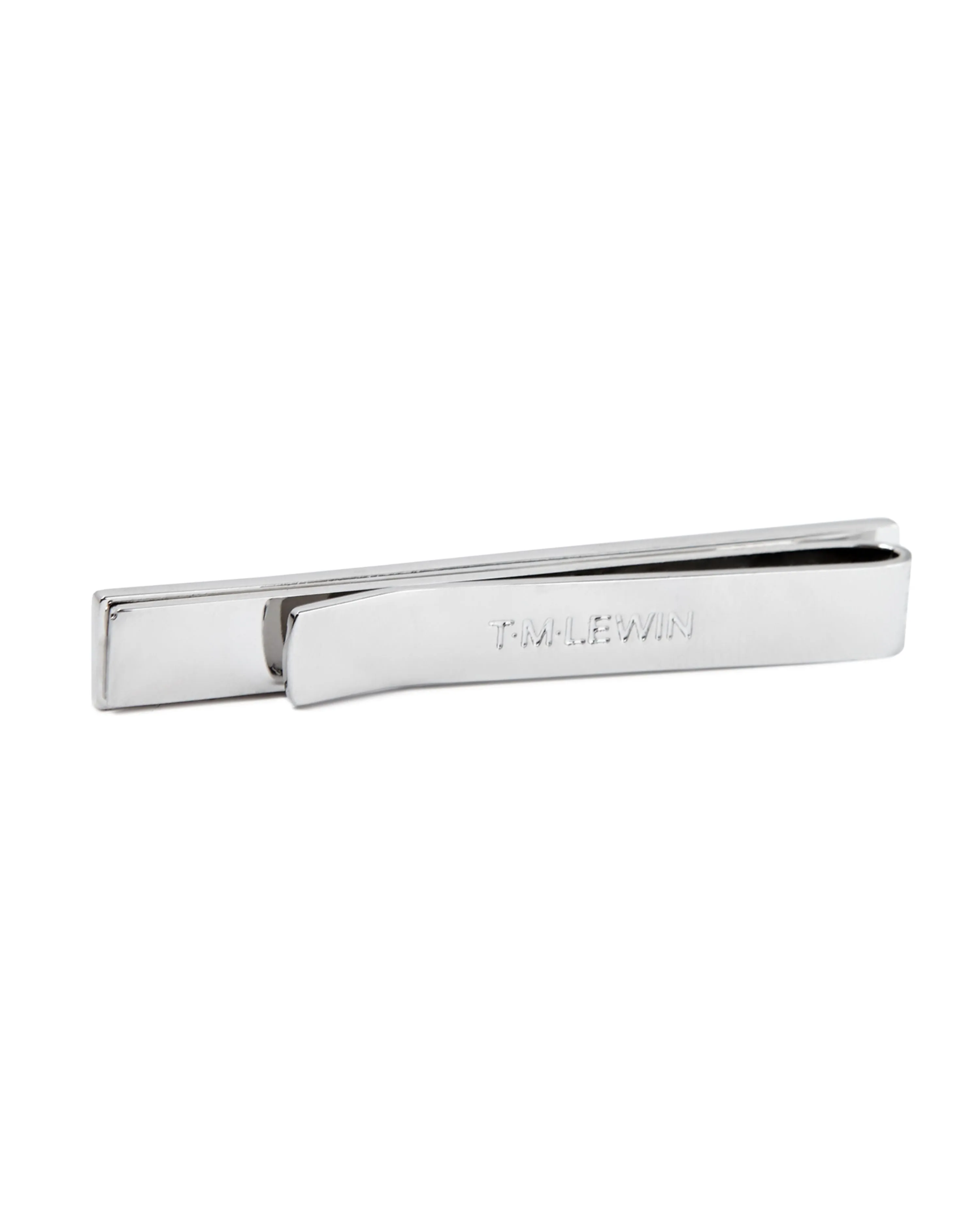 Diagonal Etched Tie Slide 5cm sold by T.M.Lewin product image thumbnail 3