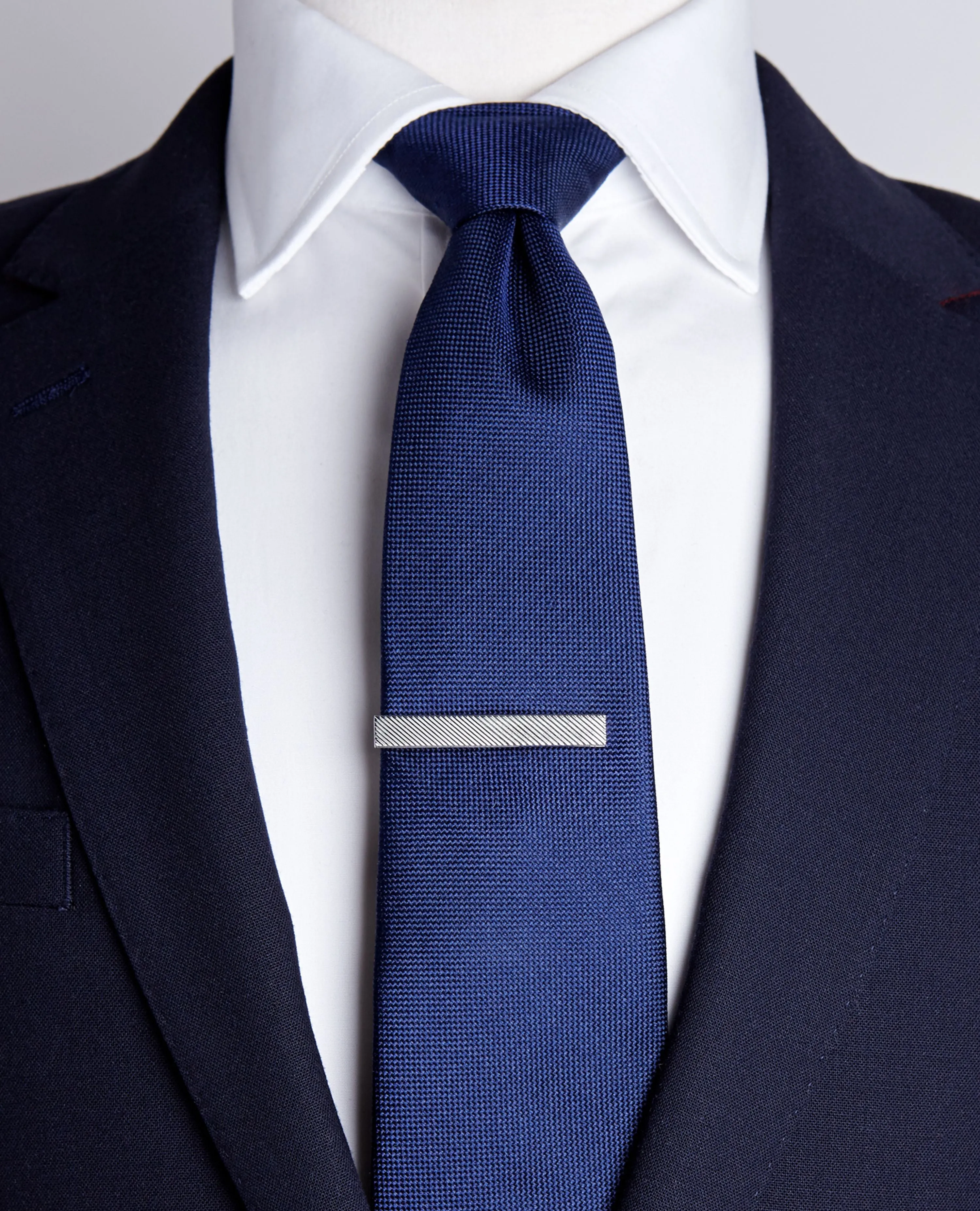 Diagonal Etched Tie Slide 5cm sold by T.M.Lewin product image thumbnail 2