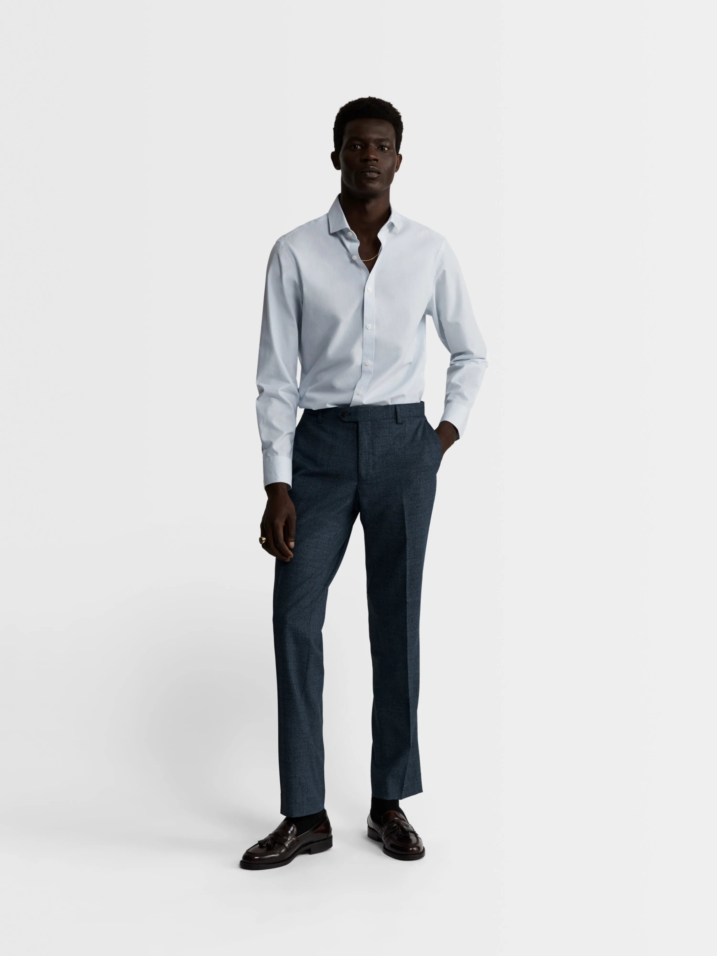 The Non-Iron Poplin Shirt sold by T.M.Lewin product image thumbnail 5