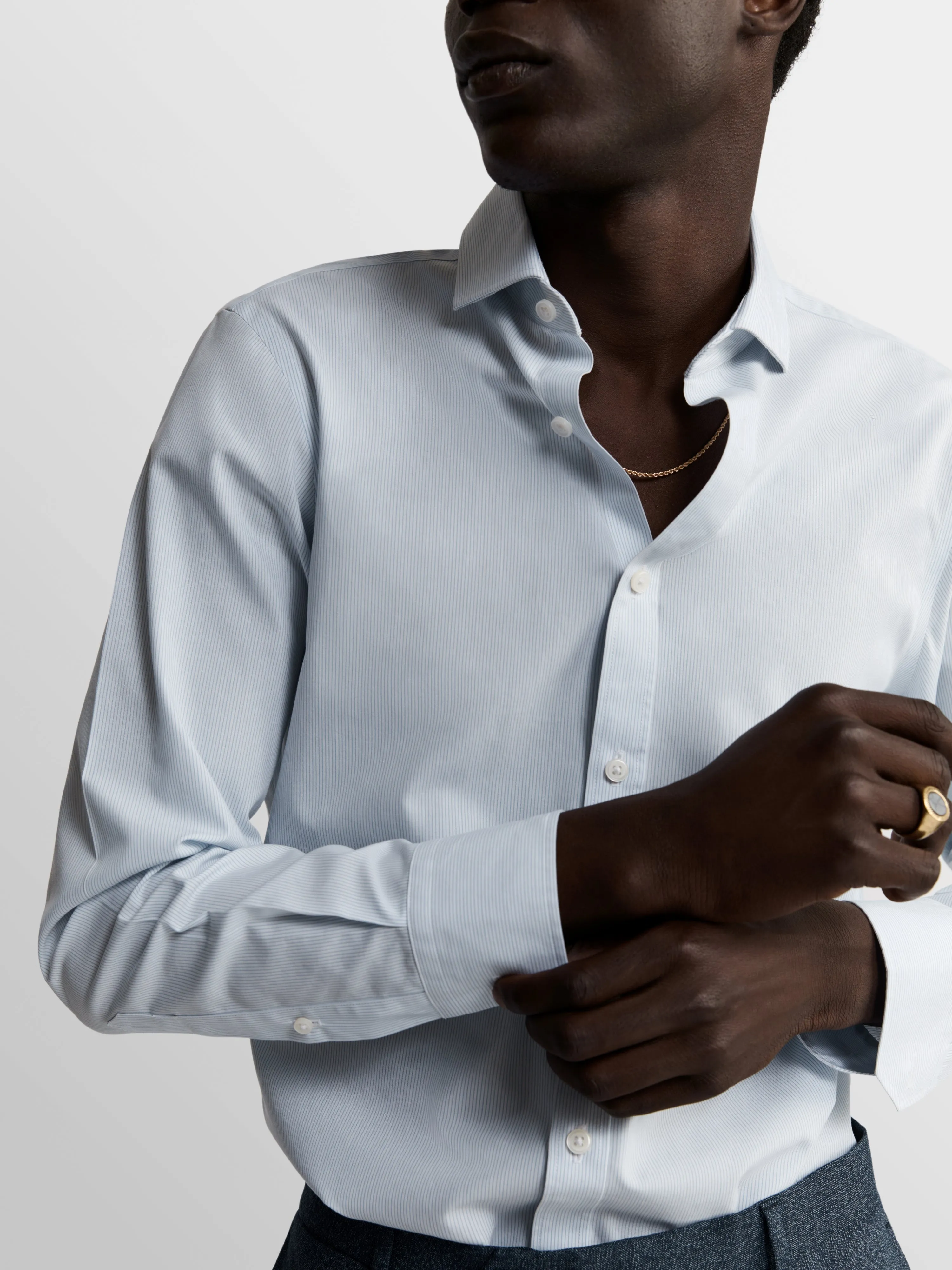The Non-Iron Poplin Shirt sold by T.M.Lewin product image thumbnail 3